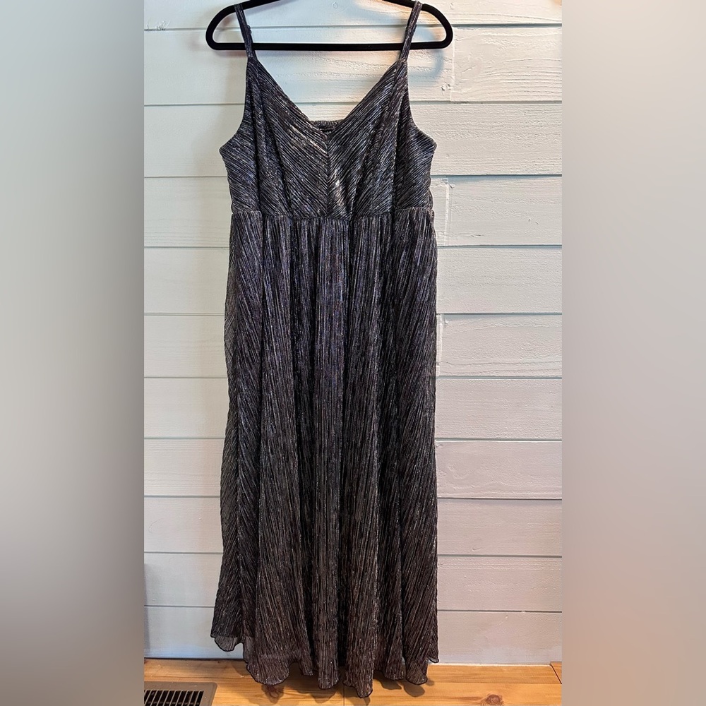 Torrid Tea Length Sleeveless Black Dress